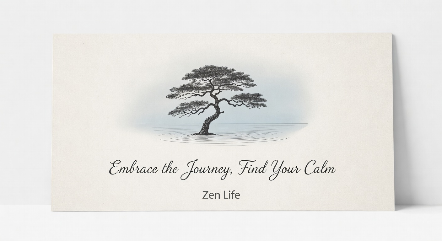 Inspirational Wall Art Print by Zen Life